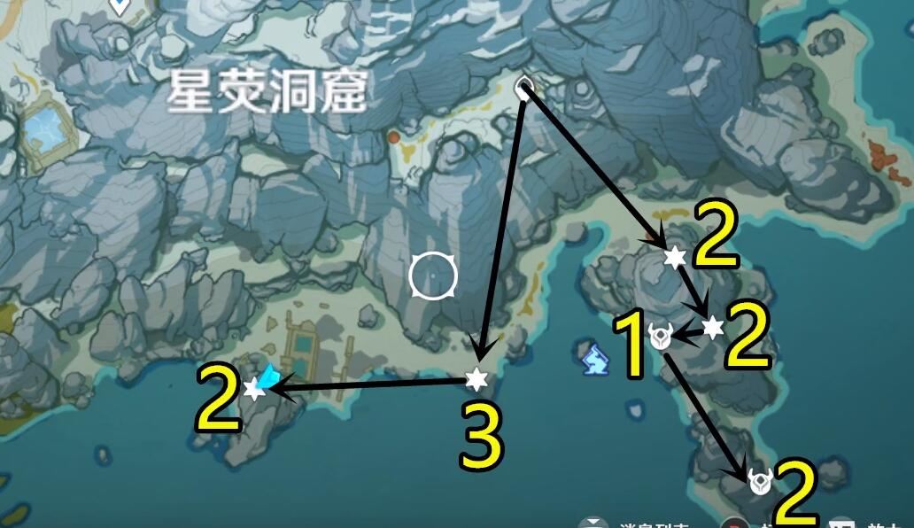 原神星银矿石分布图